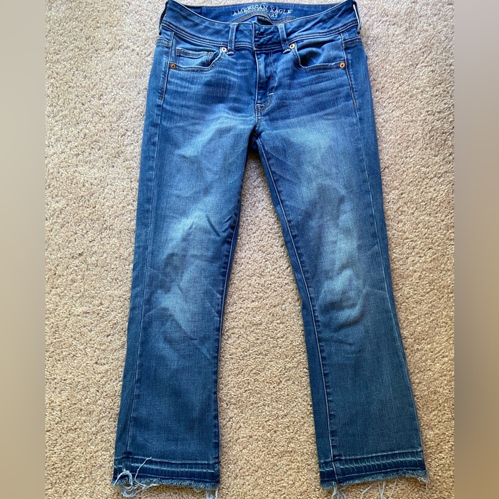 American Eagle Kick Crop Jeans Size 4!